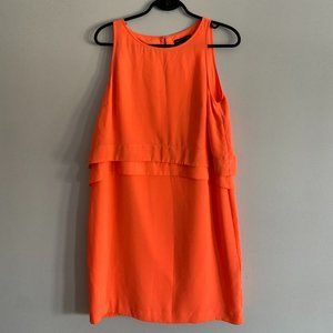 Like new vibrant orange tiered Banana Republic. Size 12.